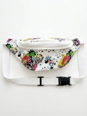 Vintage Disney Retro White Mickey Hip Pack